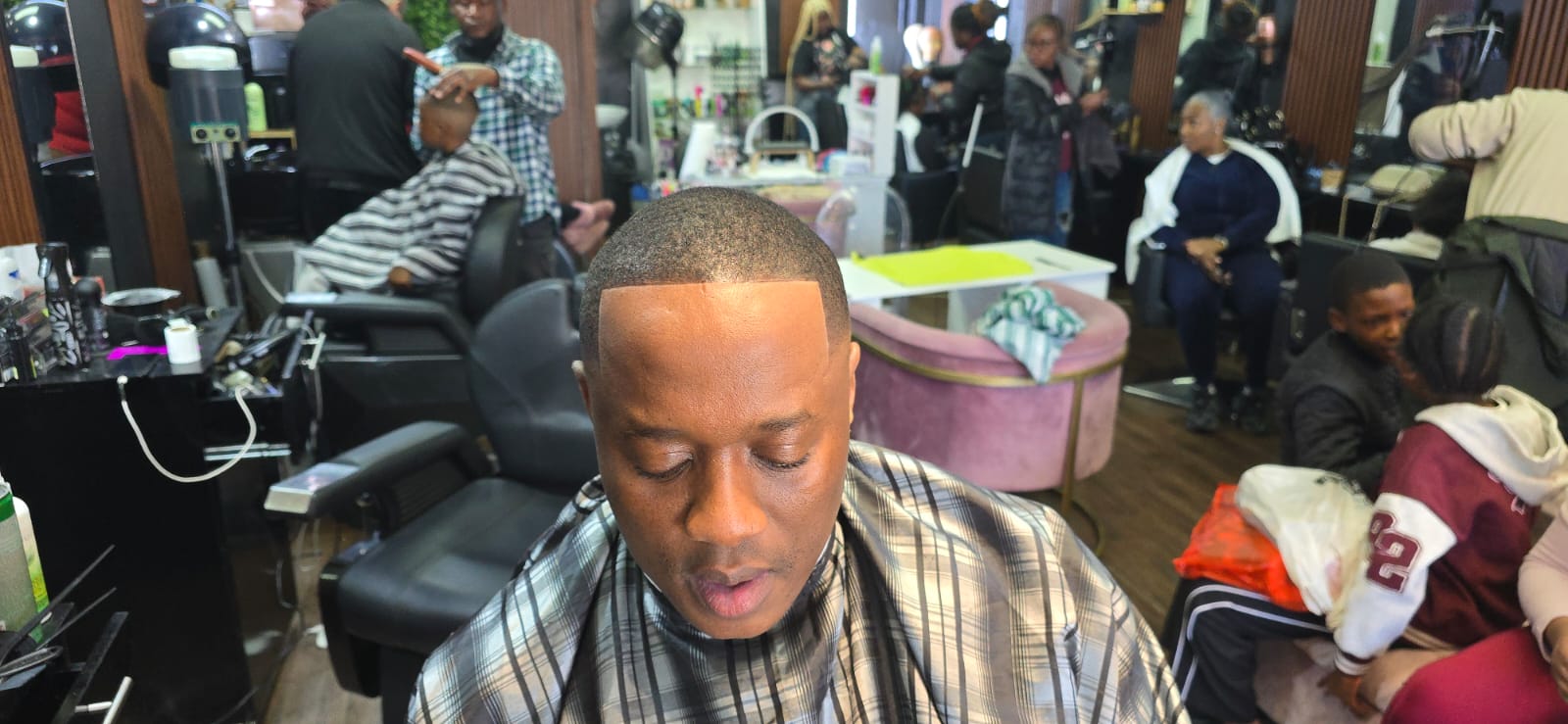 Clean crop with sharp hairline