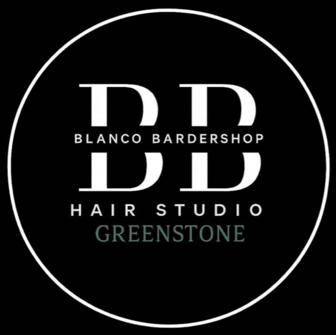 Blanco Barbershop Hair Studio, Greenstone logo